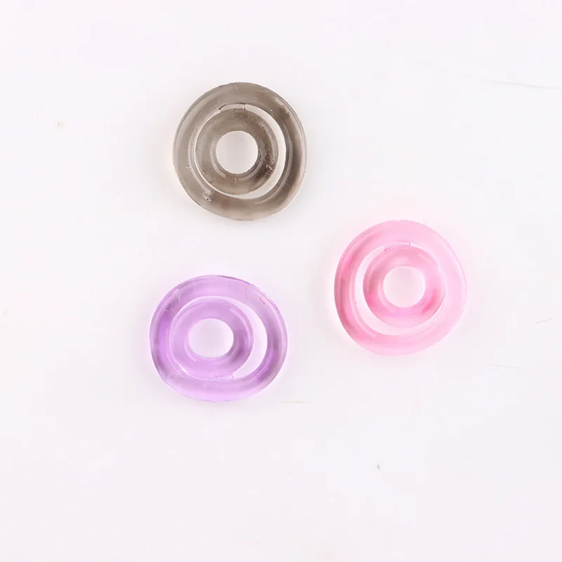 Double Ball Ring Jelly Ring For Men Delay Ejaculation Aid_voghion.com