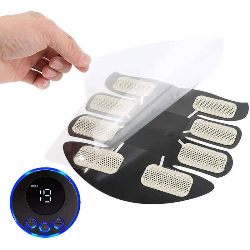 Abdominal Muscle Massager Fitness ABS Arm Training Patches Muscle Exercise Instrument USB Charging Home Men BEST SELLERS
