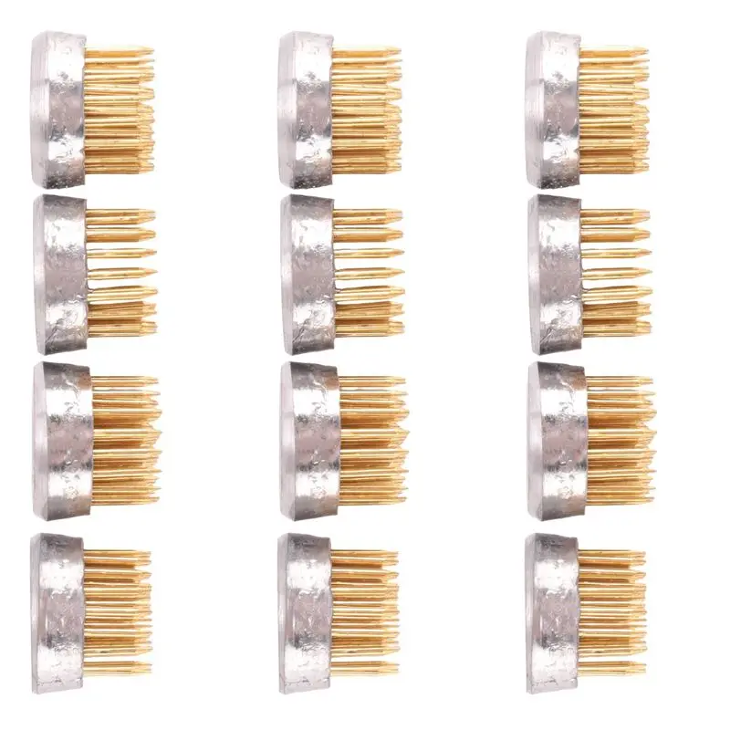 AUAU-12팩 플라워 프로그 홀더 켄잔스 원형 꽃꽂이 미니 플로럴 프로그 핀,..