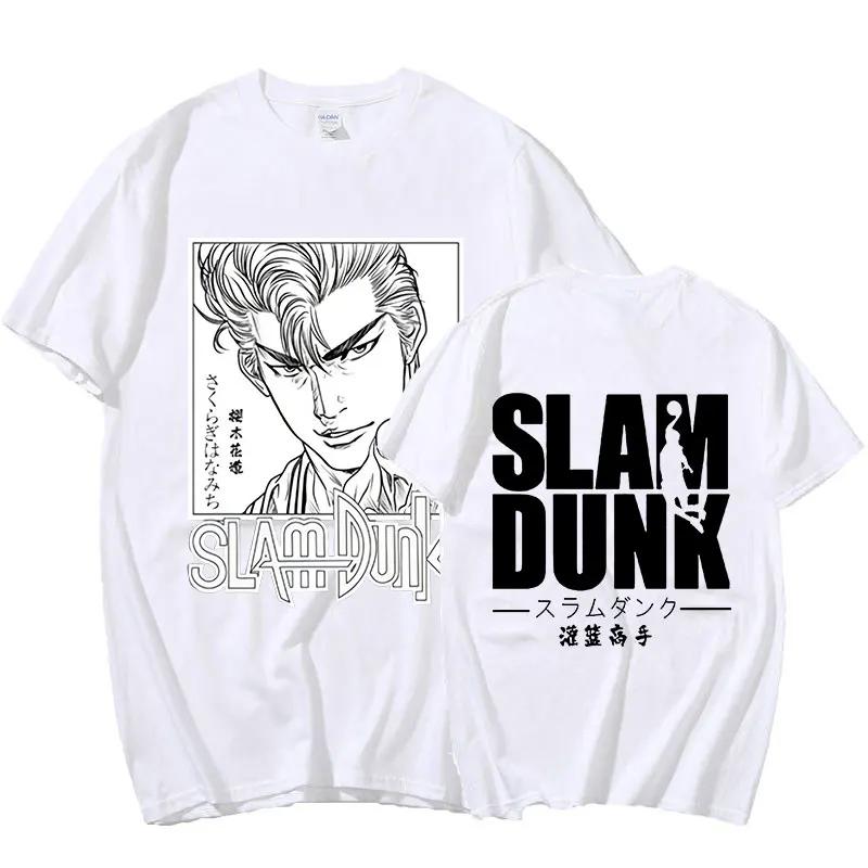 

Japanese Anime Slam Dunk Y2k T-shirt Summer T-shirt Streetwear Sport for Women Top Fashion Hip Hop Unisex Short Sleeve Tshirts