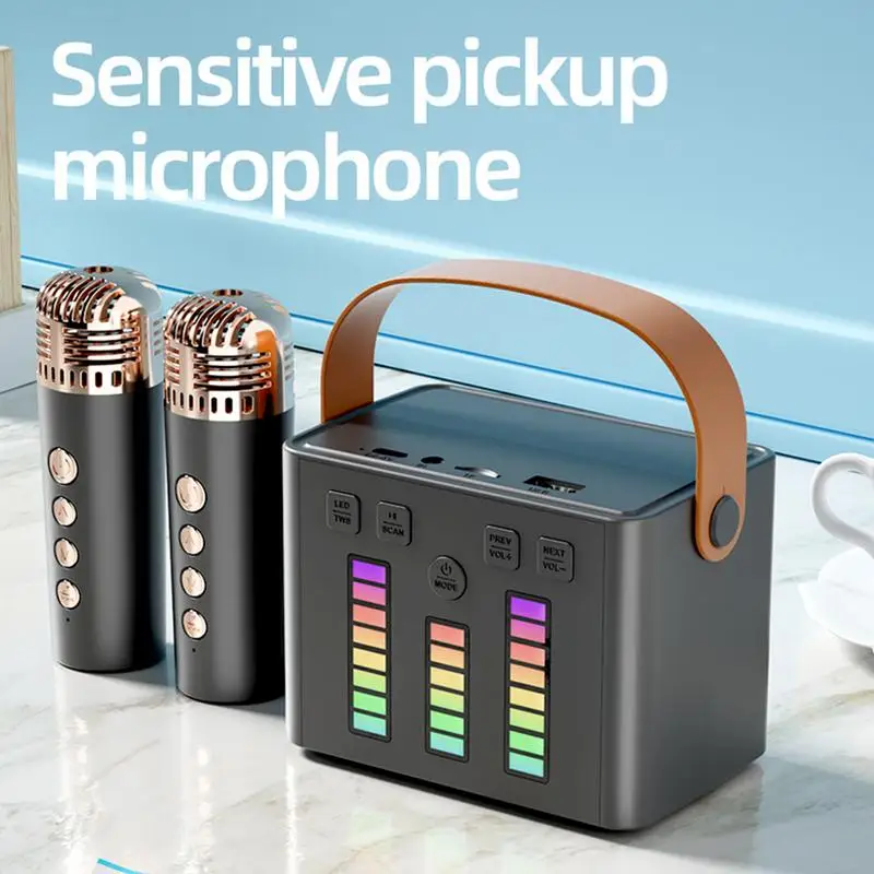 Karaoke Machine Wireless Microphones Karaoke Machines Portable Speaker Wireless Microphone For Home Party