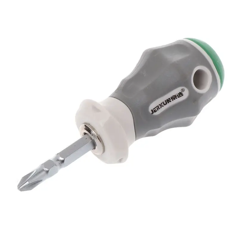 Double Headed Phillips Flat Screwdriver Magnetic Bits Anti static Big Anti Slip Rubber Handle Professional Repair Tool Househol