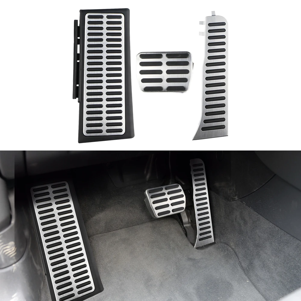 Car Pedals Car Pedals For Audi Q3 2013-LHD Accelerator Brake Foot Rest Pedal Pads Cover