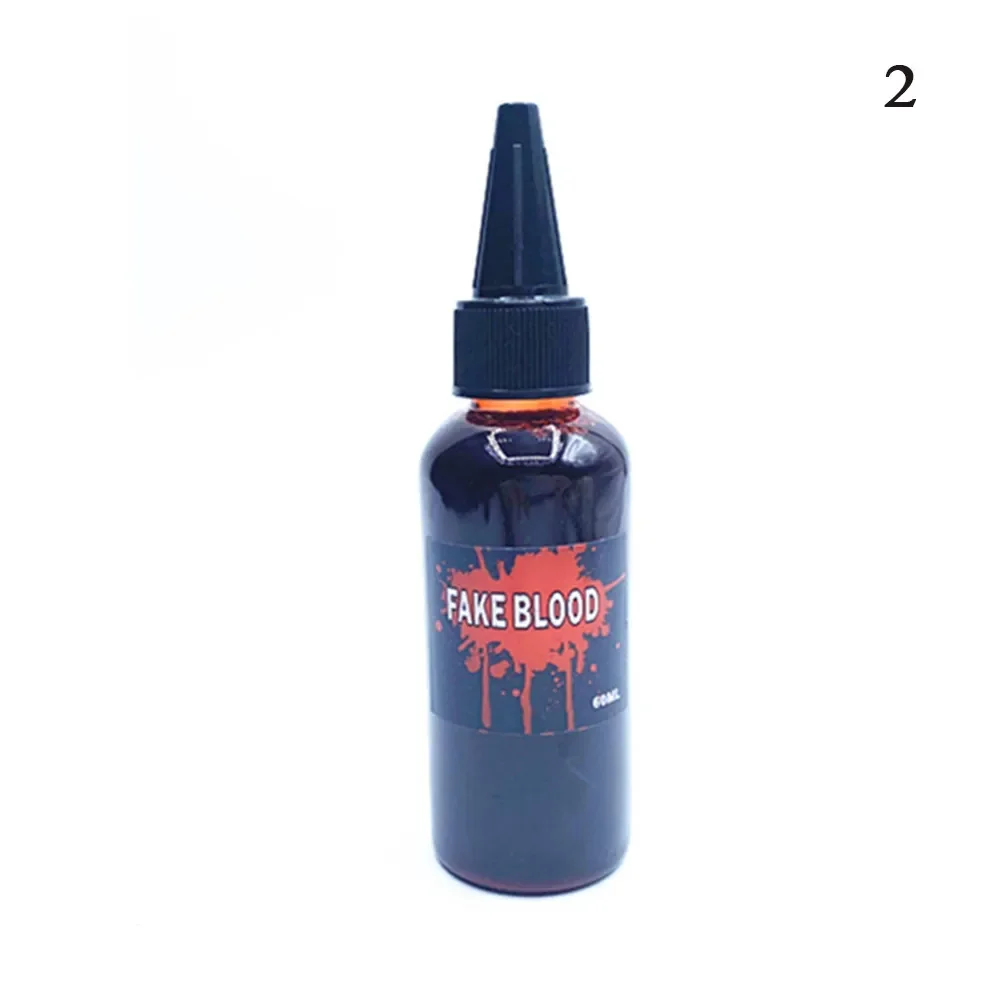 60ml Halloween Plasma Spray Simulation Vampire Fake Blood Zombie Fake Blood Lifelike Props Horror Bady Paint Cosplay DIY Toy 4