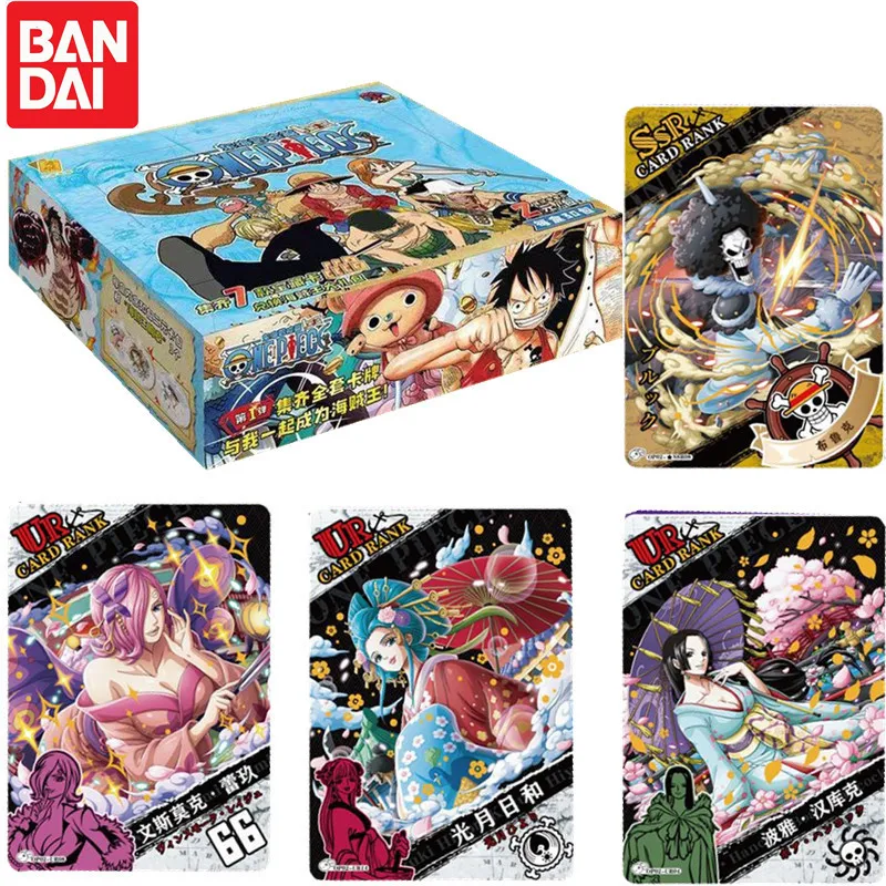 

New One Piece Card Game Animation Peripheral Character Collection Card Chopper Frankie Luffy UR SSR Paper Kid's Card Storage Toy