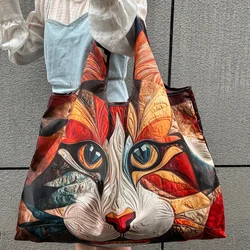 Eco - Friendly Large Foldable Nylon Tote - Versatile Reusable Shopping and Travel Bag (J7)