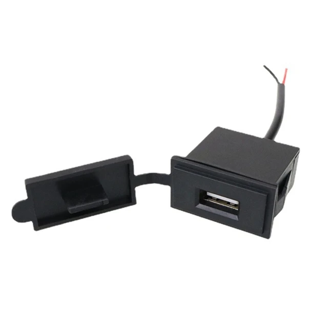 Pièces Auto,Chargeur double port USB étanche, prise USB 12V 24V