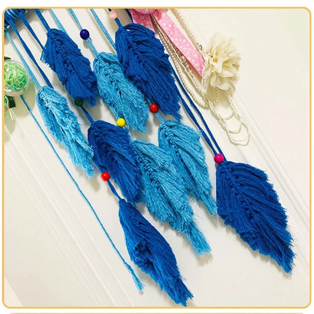 3mm 10Meters Macaroon Cotton Cord Macrame Soft Rope DIY Handcraft Yarn Bohemia Decoration Fiber Art Supply