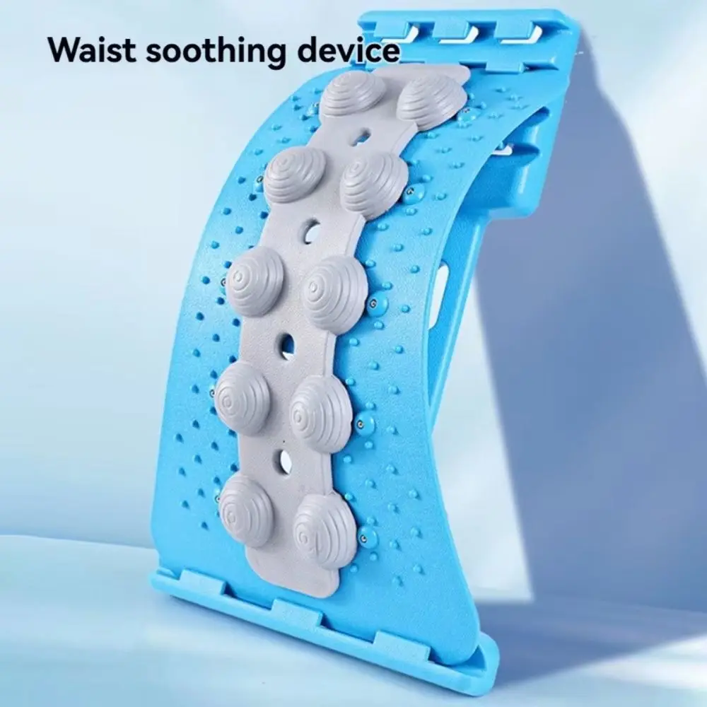 1Pcs 4-level Back Stretcher Hunchback Correction Stretching Lumbar Spine Lumbar Support Back Massage Board