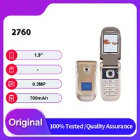 Unlocked Original 2760 Single Sim GSM 900/1800 2G Bluetooth Mobile Phone Russian Arabic  Keyboard Made in Finland
