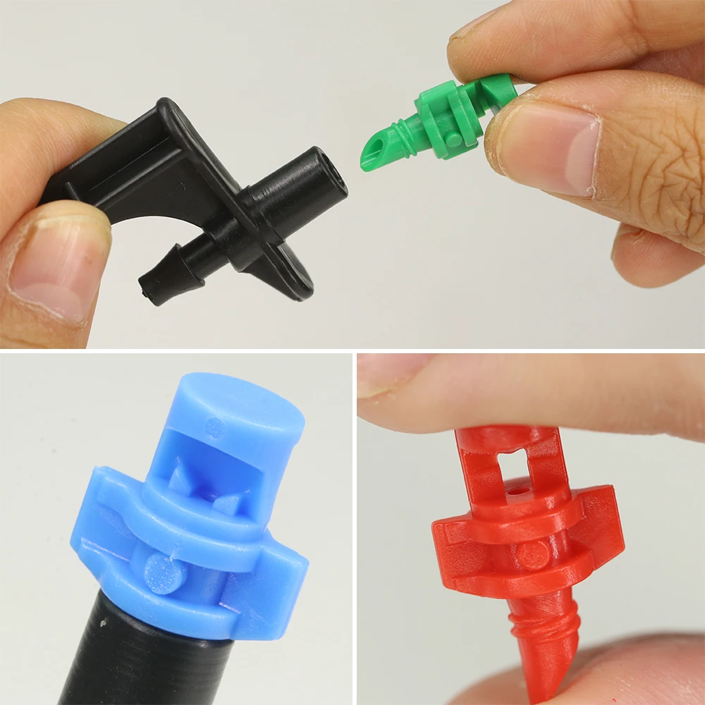 90/180/360 Degree misting nozzle 13cm stake sprinkler for 1/4"Hose garden irrigation sprinkler drip watering agriculture sprayer garden sprinkler irrigation sprinklers drip irrigation sprinklers garden irrigation nozzle garden sprayer nozzles