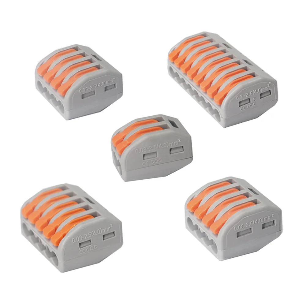 Universal Plug-in Electrical wire connector Junction Box Compact Splice Terminal connectors de cables electrinos 2/3/4/5/8Pin