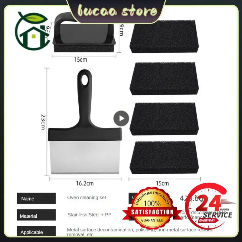 Grill Cleaning Scraper Practical And Convenient Outlast Stable And Not Slippery Hands Strong Decontamination Barbecue Supplies