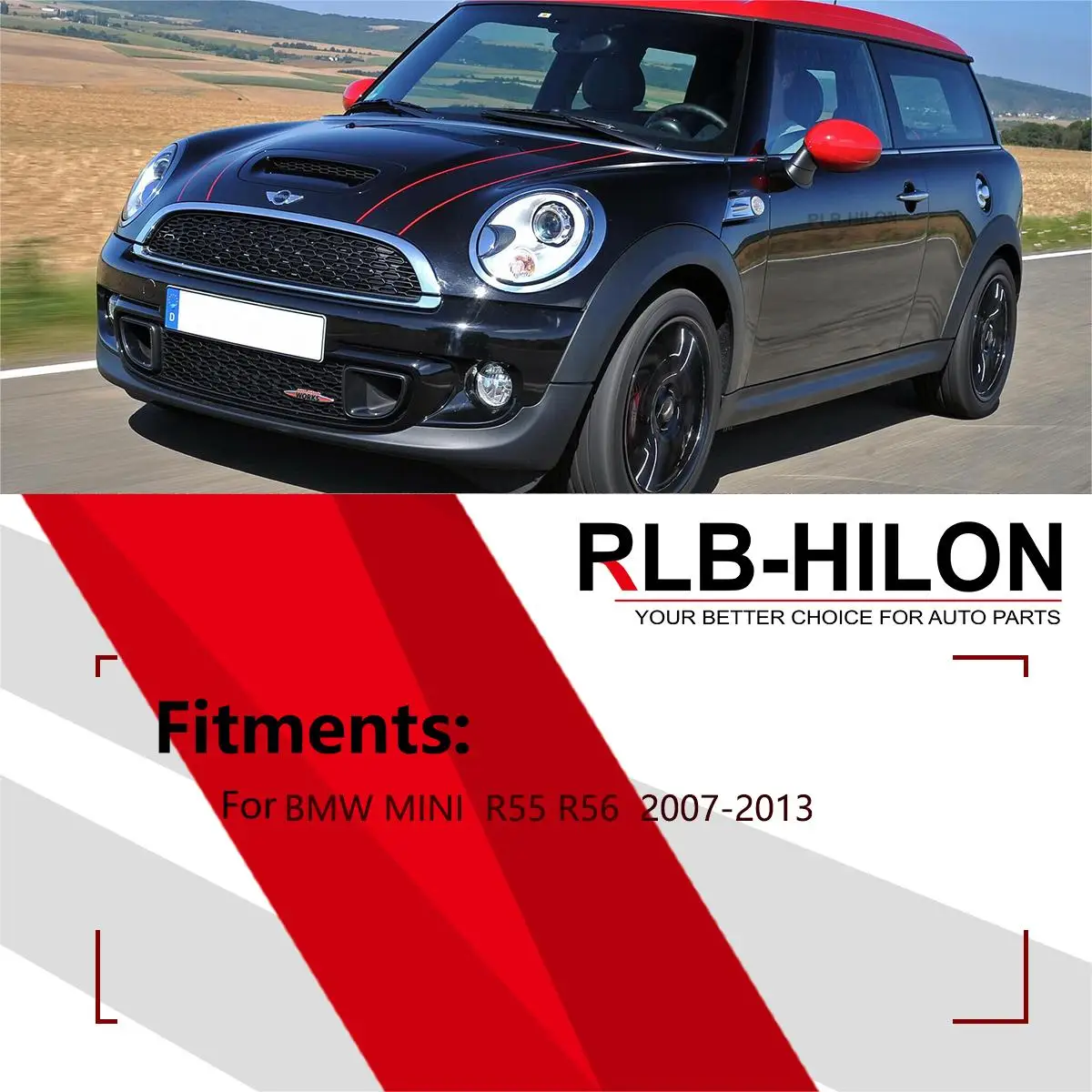 1 paar Chrom Auto Front Scheinwerfer Trim Lünette Ring Abdeckung Dekor Lampe Rahmen Kit Für BMW Mini Cooper R55 R56 R57 R58 R59 2007-2015 – Detail 3