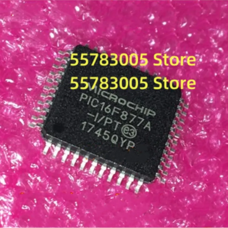 

5PCS New PIC16F877A-I/PT TQFP44 Microcontroller chip IC
