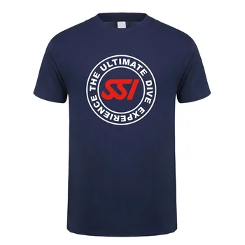 Scuba Diving Dive SSI T-shirt top traspirante in poliestere per lo sport, abbigliamento casual, vestiti facili da mantenere taglia Eur