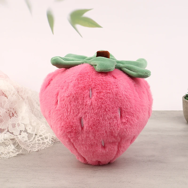 

Super Soft Strawberry Pillow Toy Creative Lightweight Cute Strawberry Pillow Doll Home Decorative Doll Ornaments for Girls Gift