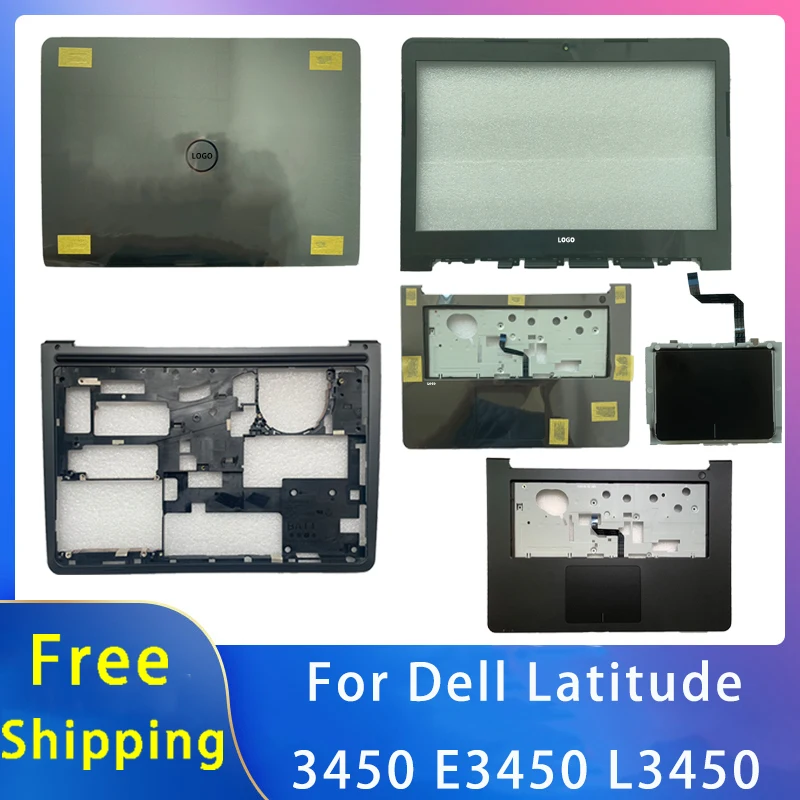

New For Dell Latitude 3450 E3450 L3450; Replacemen Laptop Accessories Lcd Back Cover/Front Bezel/Palmrest/Bottom With LOGO Black