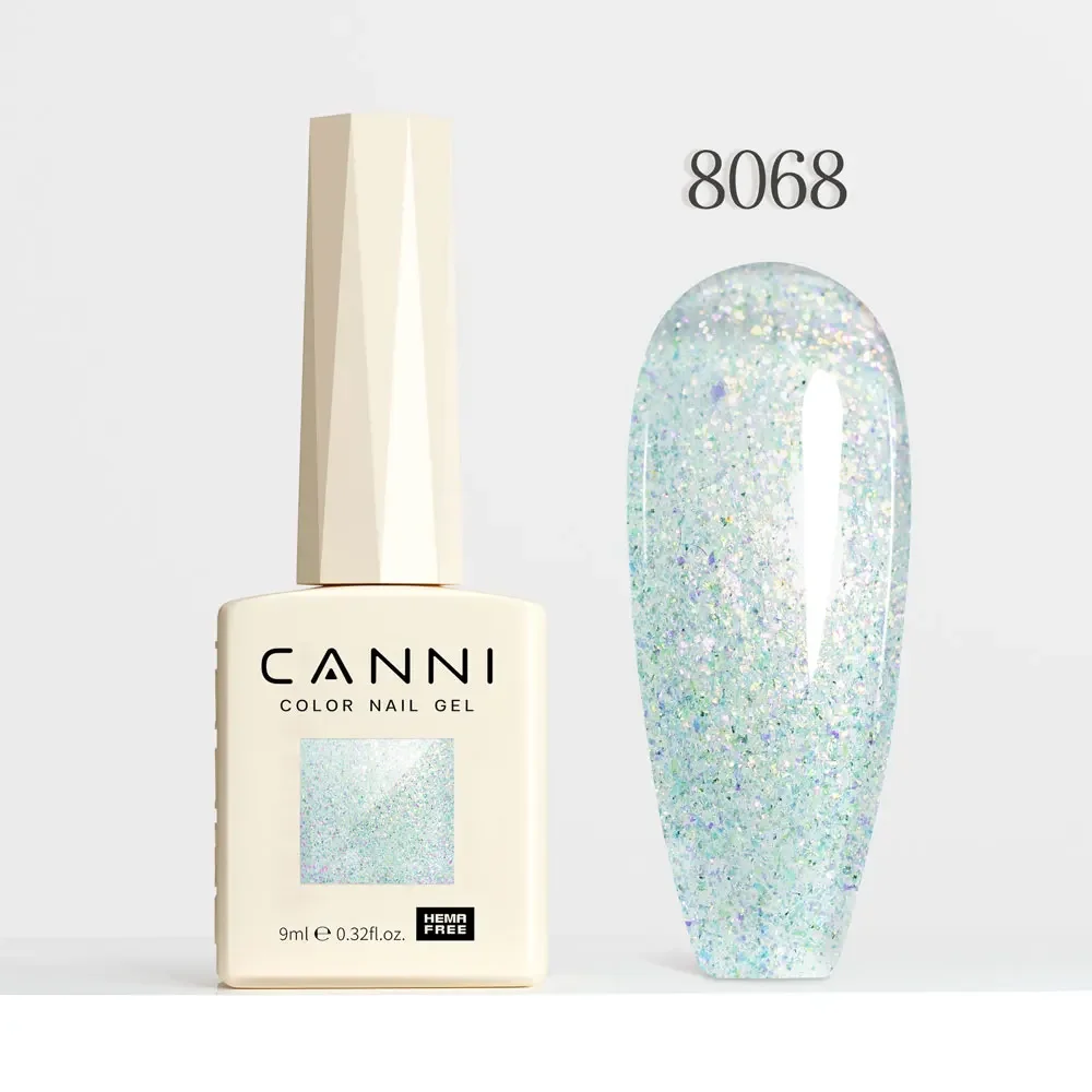 Holographic Glitter Gel Nail Polish – Sparkling Cat Eye Effect with Diamond Shine