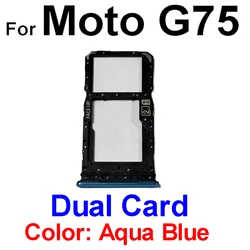 SIM Card Tray Holder Replacement (G75 - Blue - Dual)