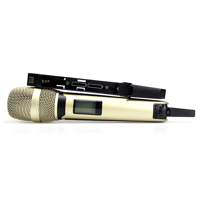 SKM9000 듀얼 채널 핸드 헬드 무선 마이크 시스템, 젠하이저용 무대 공연용 SKM 9000 마이크