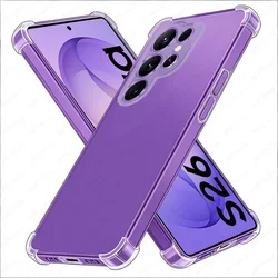 Anti - Shock Clear Silicone Back Cover - SamsungS26 Ultra (Transparent)