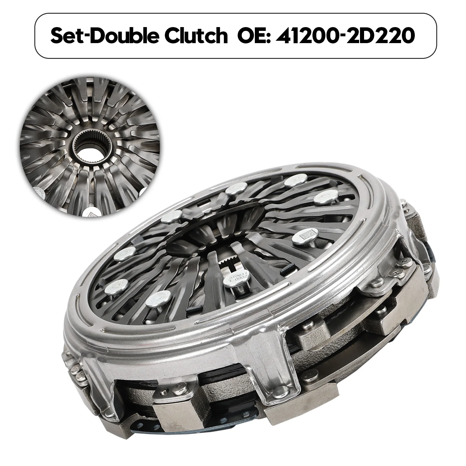 Artudatech Set-Double Clutch for Hyundai Veloster Kona Tucson Sonata KIA Forte 41200-2D220 Car Accessories