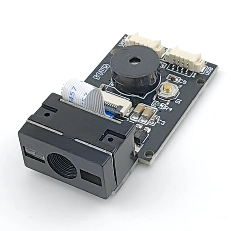 A85Q-New GM65 USB Wired Barcode Scanner 1D 2D Bar Code Reader QR Code Reader Module CMOS Buzzer For Reminding With Cable UART