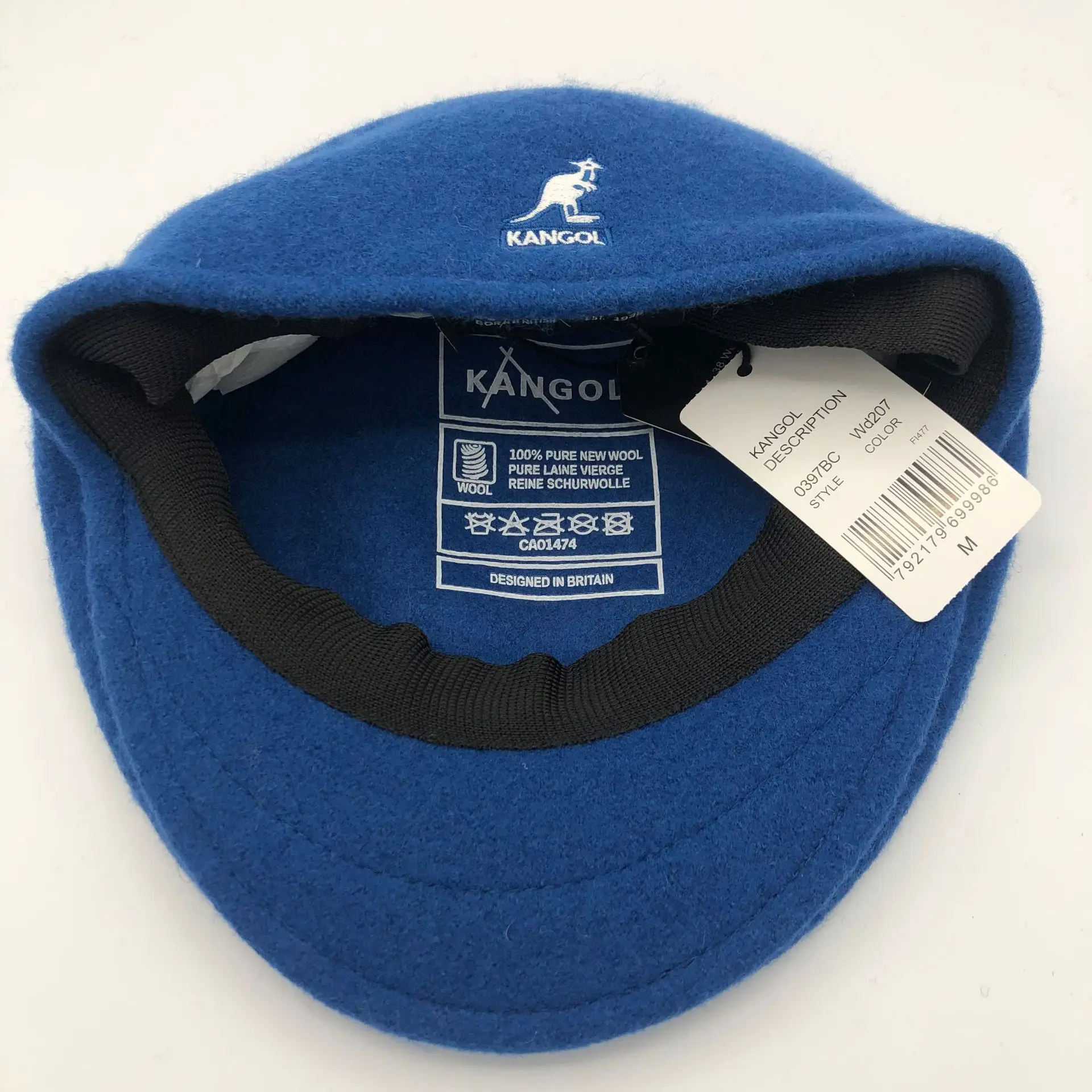 KANGOL Kangaroo Beret High Version Woolen Stencil Embroidered Wool Peaked Cap Trend All-match Japanese Super Fire Hat Unisex flat beret cap