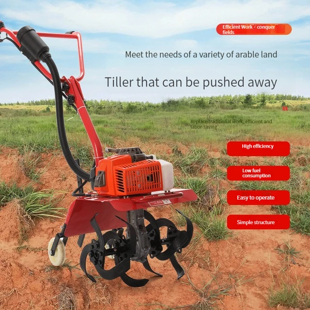 Kerti Tápegység Hordozható Trimmer Kultivátor Mini Tiller Garden Forgó Kapa