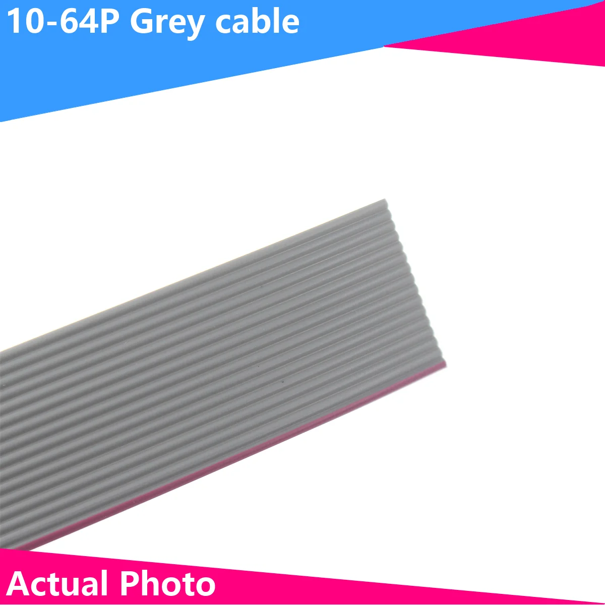 2/1m 2651 gray flat cable 1.27mm spacing LED screen cable 8/10/12/14/16/20/26/34/40/64P