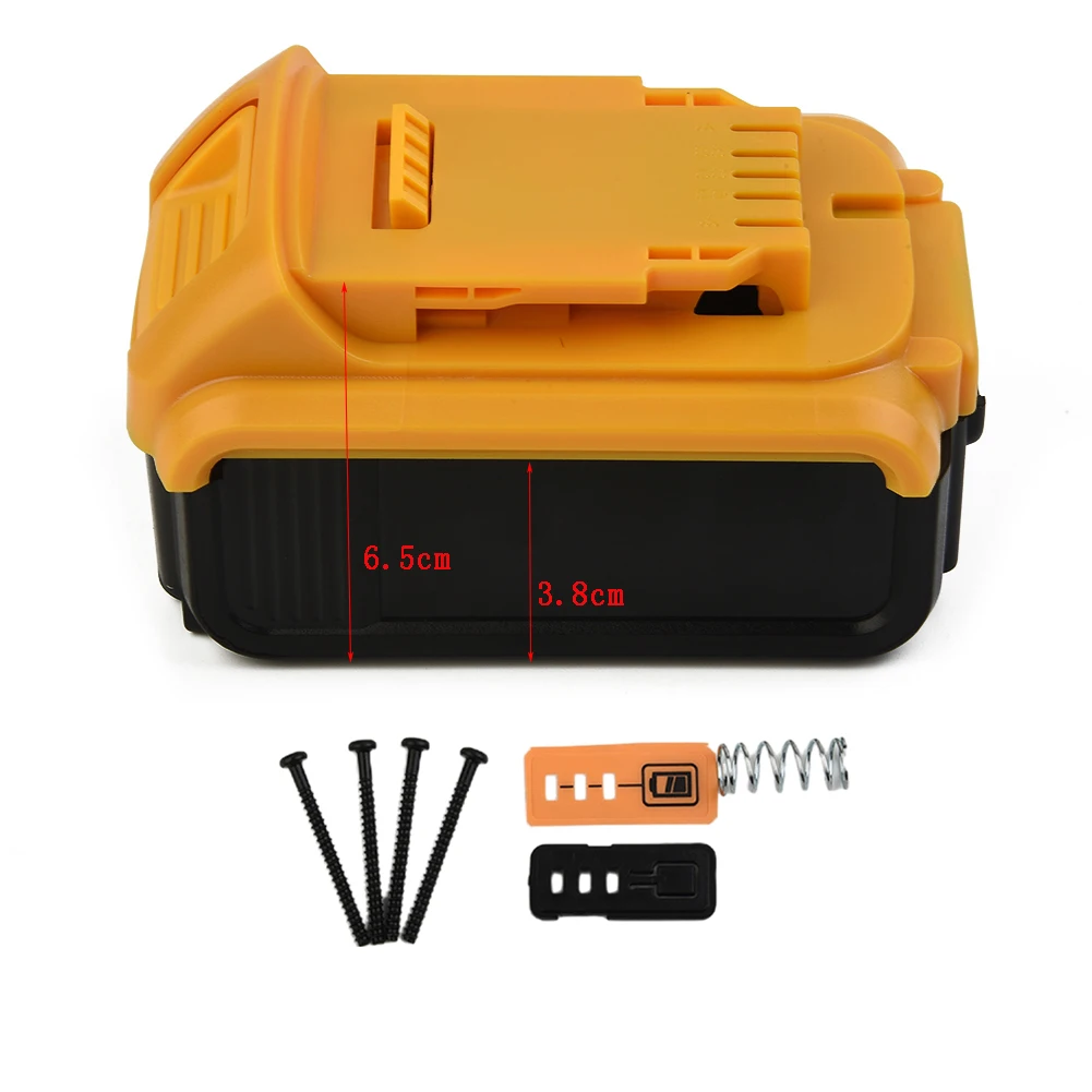 1pc Tool Battery Case DCB200 Battery Plastic Case No PCB Protection Circuit Board For 18V 20V Without