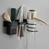 Hair Dryer Holder Wall Mount Hair Tool Organizer Rack for Bathroom Heat-resistant Curling Iron Blow Dryer Holder for Hair 3
