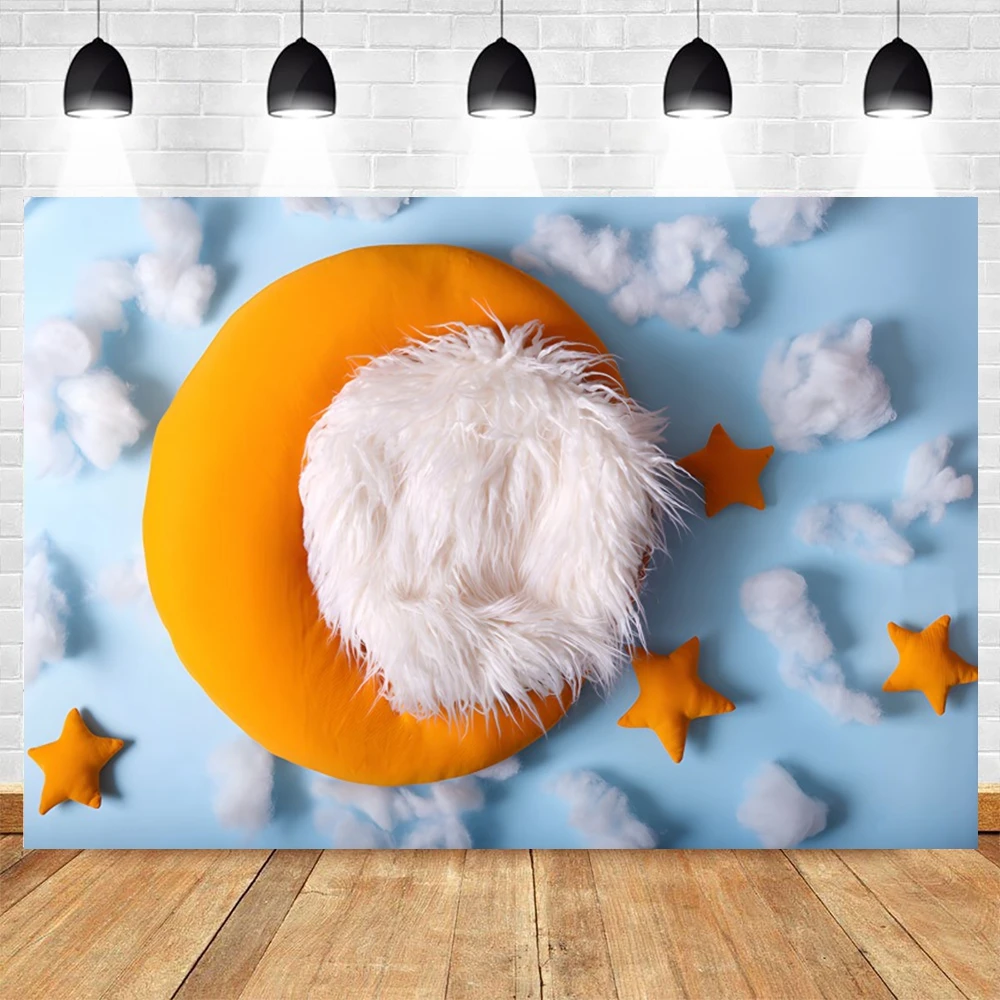 Newborn Photo Backdrop Photography Sweet Birthday Flowers Sleeping Baby Artistic Photographic Background for Kids Studio Shoots photo backdrop