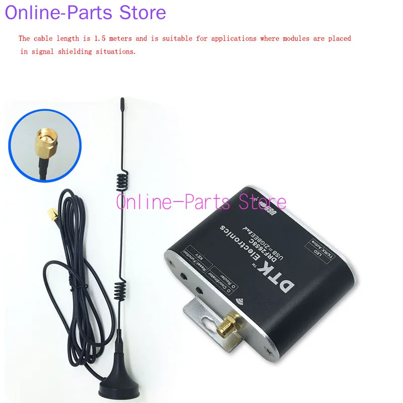 

USB to ZigBee Wireless Module (1.6km Transmission, CC2630 Chip) DRF2658C