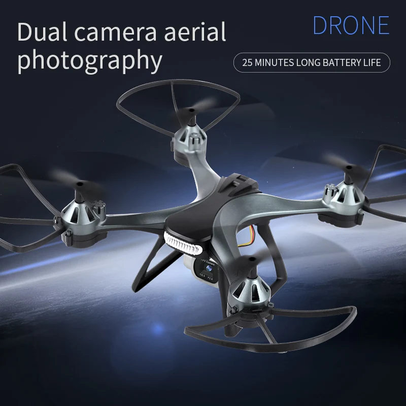 Dwi Dowellin X5 광학 흐름 듀얼 카메라 드론, 충돌 방지 및 낙하 방지 쿼드콥터 리모컨 헬리콥터, 어린이 장난감