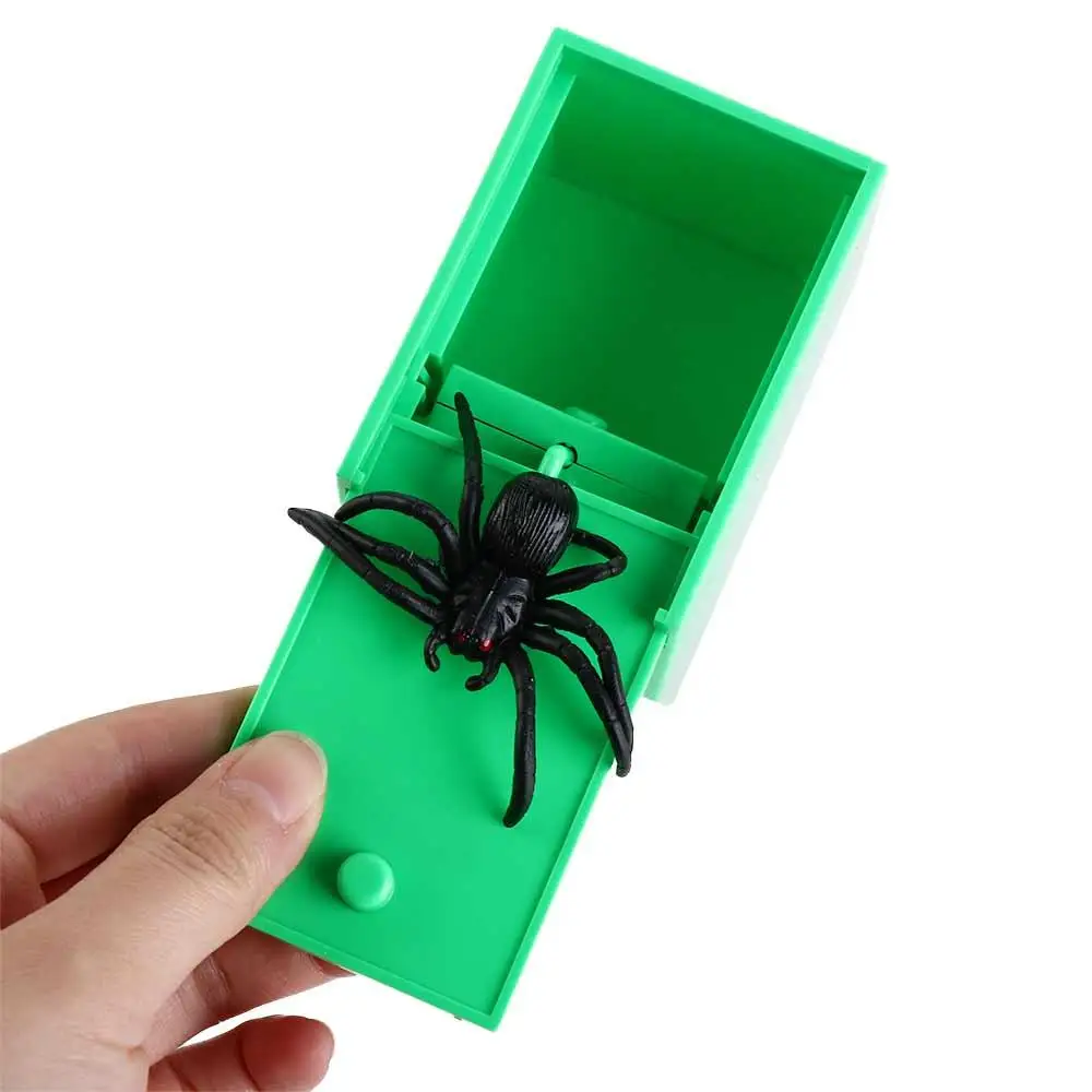 

Funny Spider Box Trick Joke Props Bug Play Scare Toy Box Surprising Terrifying Trick Box Kid Trick Joke Props