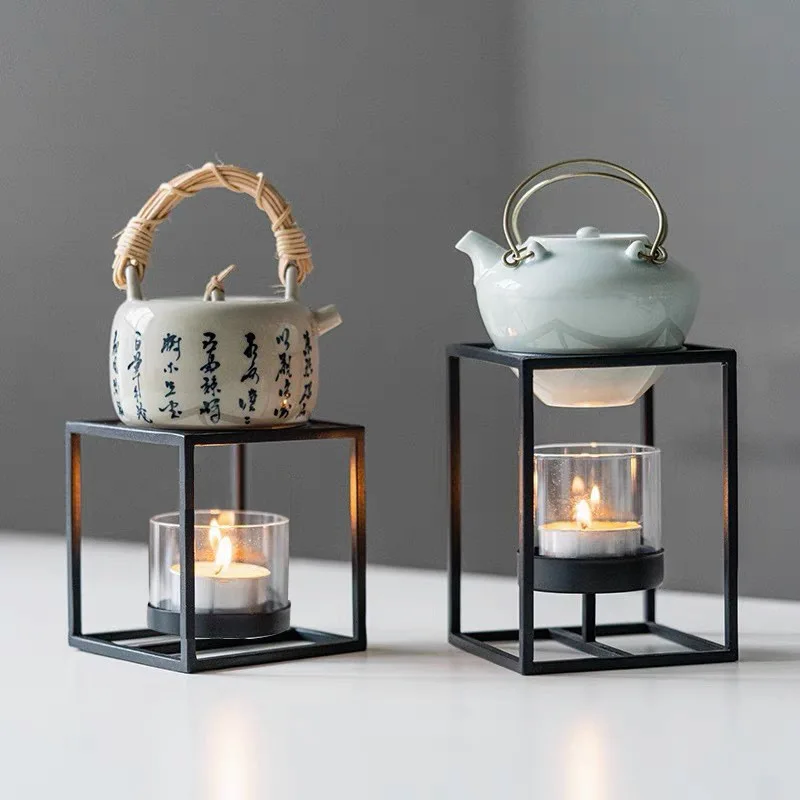 

Creative iron candlestick incense iron gift wedding restaurant bedroom decoration romantic time dinner