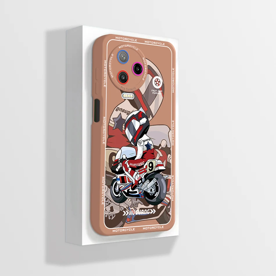 Cute Astronaut Square Phone Case - Shockproof Soft Back Cover