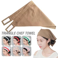 Women's Chef Hat Waiter Headscarf Japanese Izakaya Sushi Restaurant Cooking Bakery Work Cap Catering Dust Proof Sanitary Cap 1