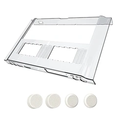 Silicone Protective Case with Thumb Grip Caps for Gaming Console Accessories (Transparent)