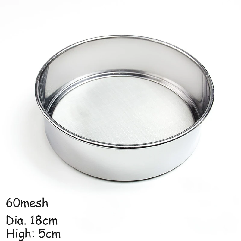 Generic Tamis De Farine rondes en acier inoxydable // Ensemble de 6 PCS //  Flour Sifter à prix pas cher