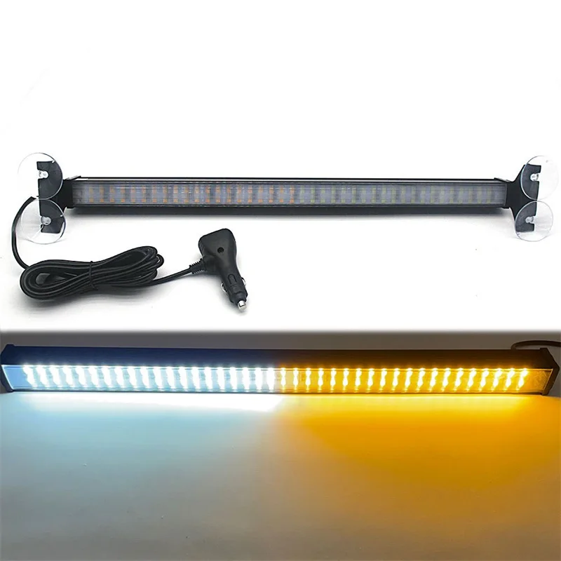80 Led Strobe Police Lights for Car Windshield 80 Led Warning Light strobe Car Truck auto flasher Fireman Beacon Light