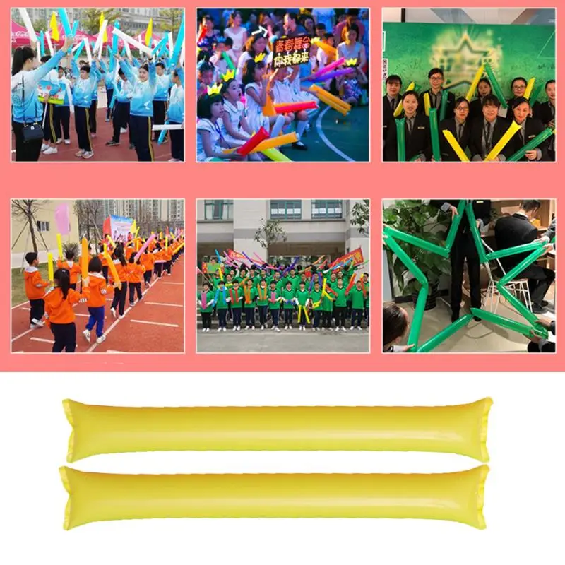 Description Picture 6 of item60pcs Inflatable Thunder Stick Party Cheering Noise Maker for Sports Events Fans Concert Music Cheering Applauders
