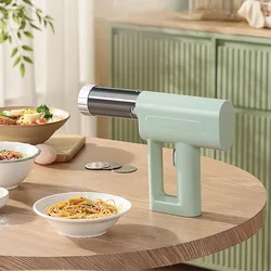 4/6 Molds Home Noodle Machine Wireless Handheld Electric Noodle Gun Noodle Machine Portable Automatic Dough Pressing Machine
