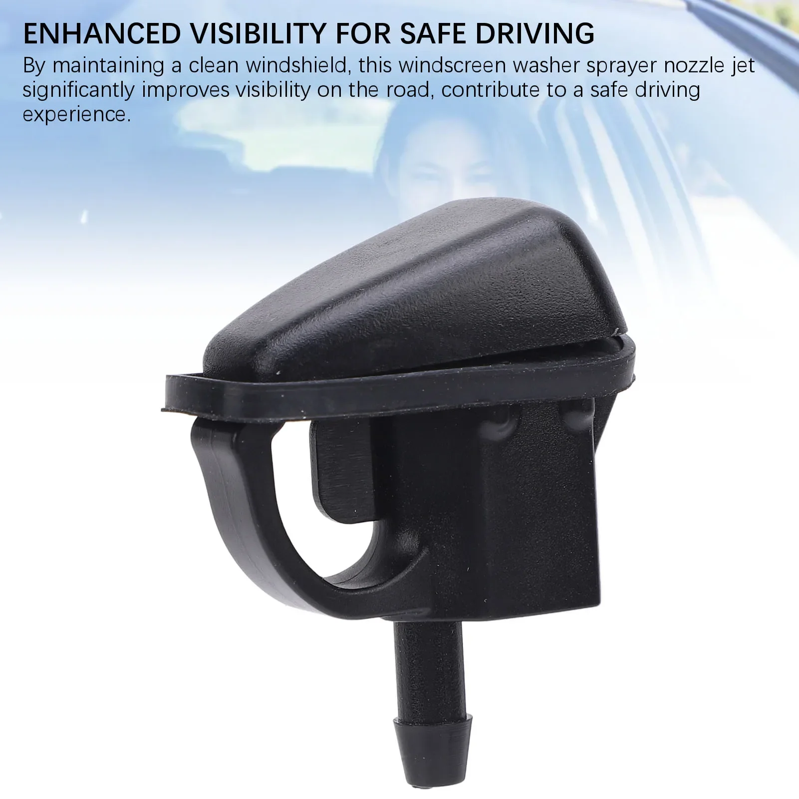 Windshield Washer Nozzle LR048709 Front Window Washer Nozzle LR048709 Standard Seamless for Freelander 2 L359 2006 To 2015
