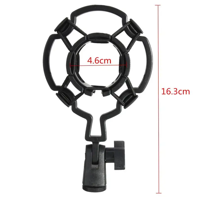 Capacitor Microphone Small Bottle Microphone 4.5CM Plastic Cantilever Bracket Shockproof Network Live Streaming Microphone Clip