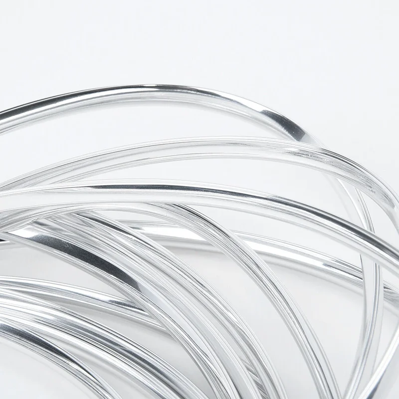 ABS Chrome Plated 6mm Car Chrome Trim Car Exterior Door Edge Decorative Strip Anti-collision