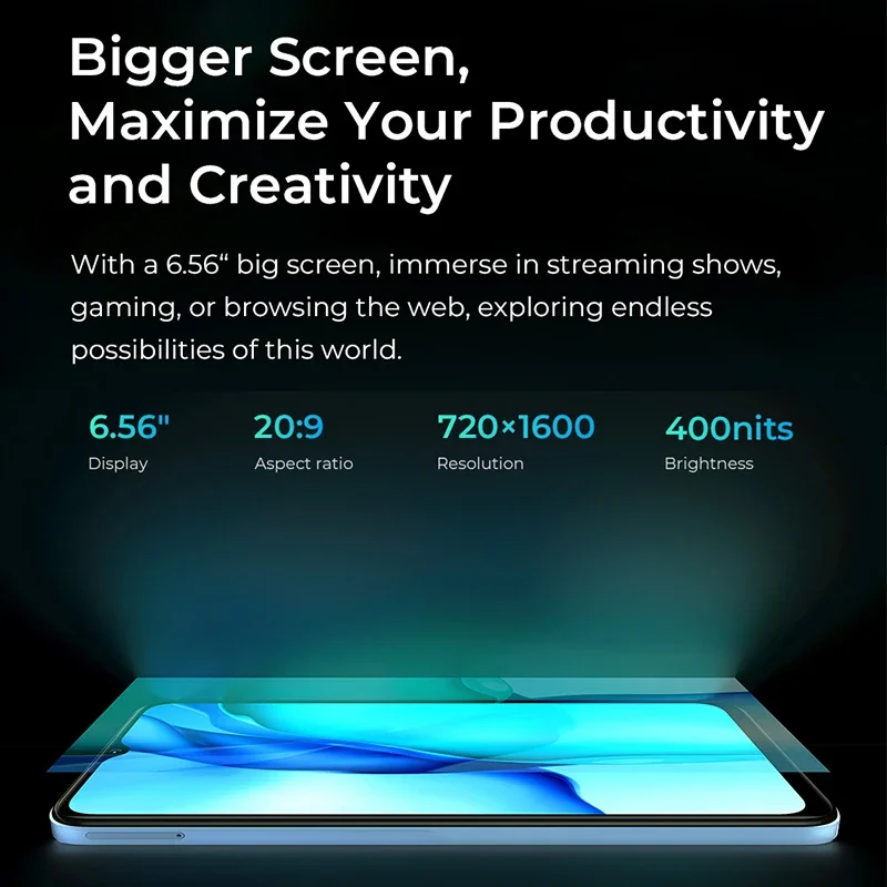 OUKITEL C35 Smartphone  6.56'' HD+ Display 12GB RAM 256GB ROM Global Version 50MP Rear Camera 5150mAh Battery Cellphone 5