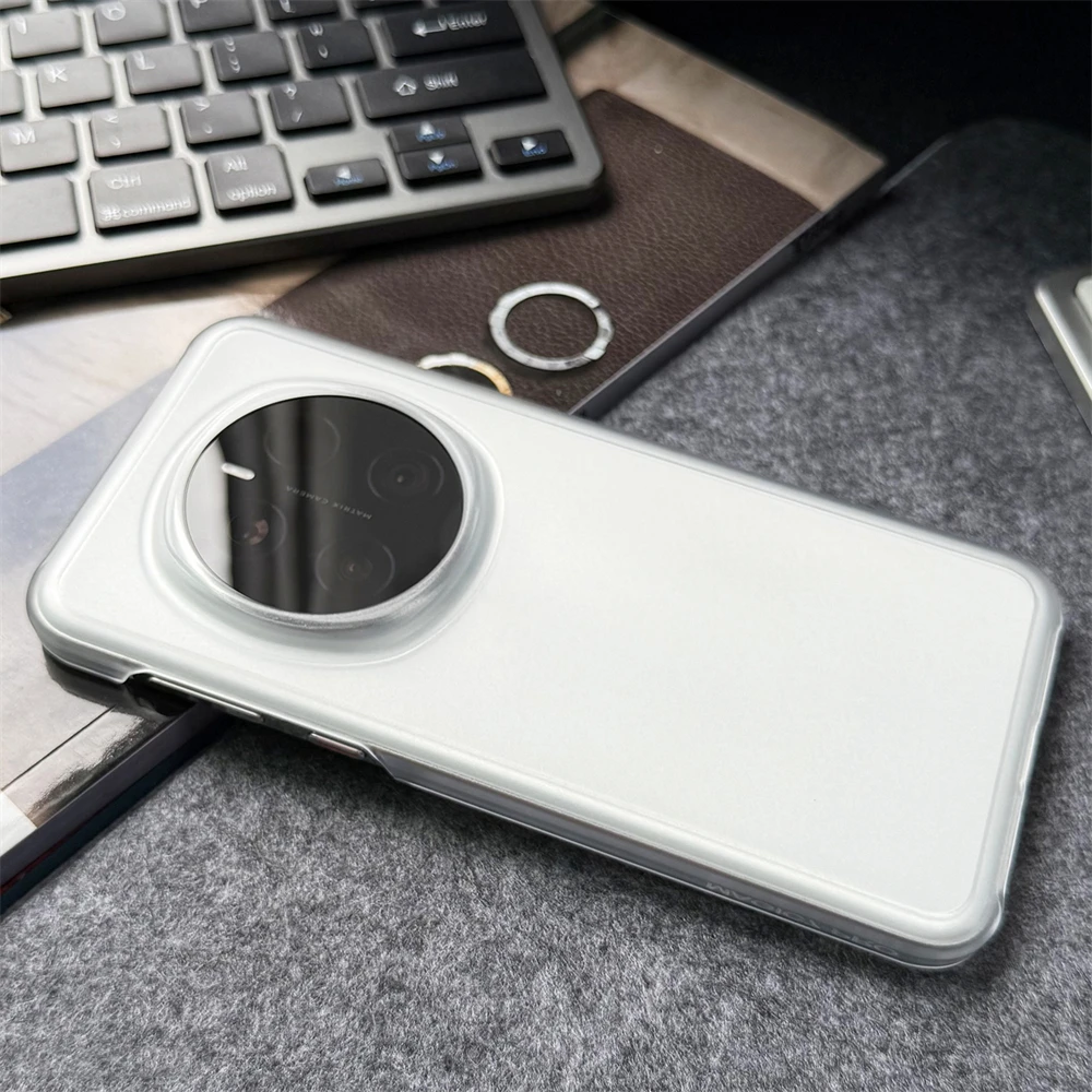 Sleek Frosted Matte Slim Phone Case - Ultra-Thin Solid Color Hard Cover